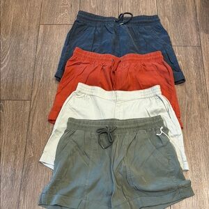Men's Multi-Color Casual Shorts Set